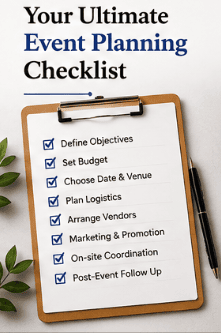 your ultimate event planning checklist